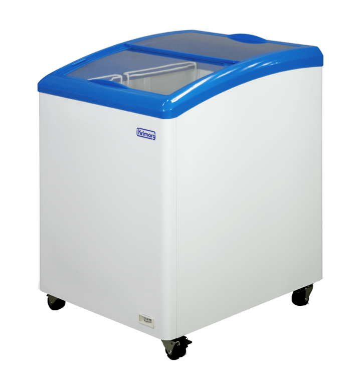  ZAMRAŻARKA SD-151  ekspozycyjna do przechowywania lodów i żywności mrożonej z wypukłymi, przesuwnymi szybami.