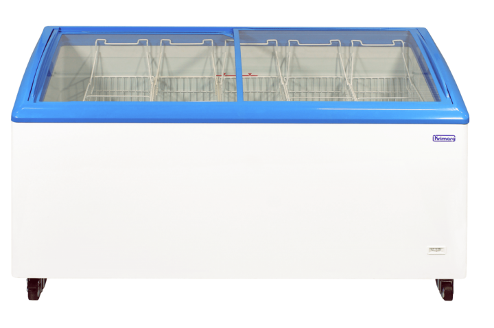  ZAMRAŻARKA SD-511  ekspozycyjna do przechowywania lodów i żywności mrożonej z wypukłymi, przesuwnymi szybami.